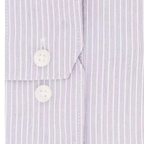 DKNY Men's Slim-Fit Stretch Stripe Dress Shirt - Picture 2 of 6